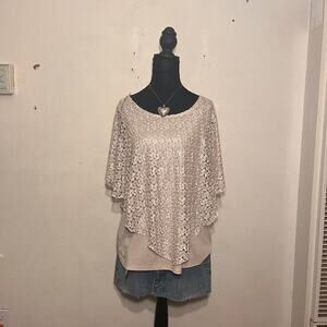 2014 indie sleaze brody myles poncho with beige shirt underneath